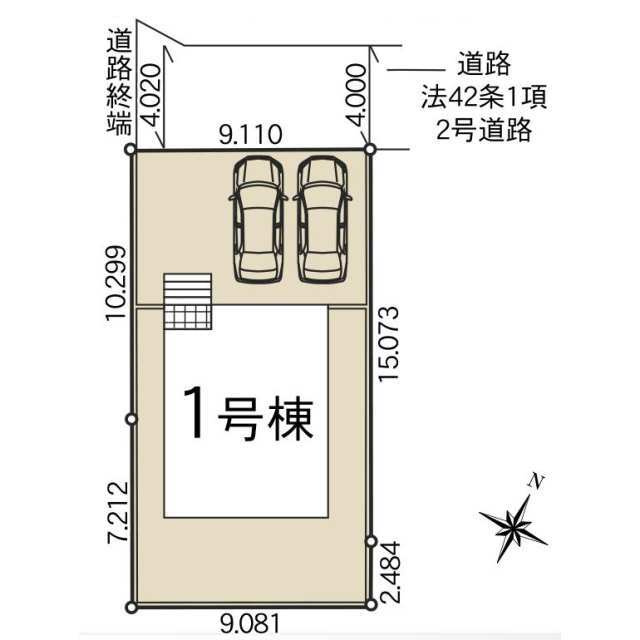 クレイドルガーデン芳賀町東水沼第2　新築一戸建ての区画図