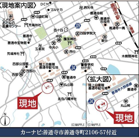 善通寺市善通寺町第３の地図