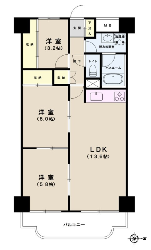 蓮根ファミールハイツ１号棟