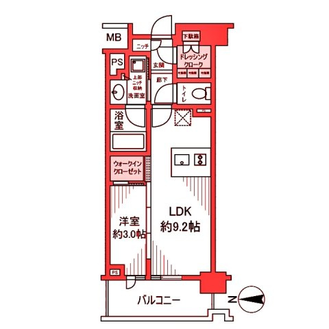 【間取り】 | プラウド溝の口イースト