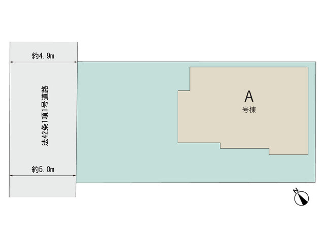【区画図】 | 浜松市中央区高丘北1丁目 新築一戸建て A号棟 | 区画図です