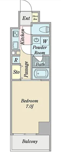 文京区本郷３丁目の賃貸マンションの間取り