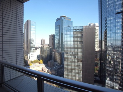 コンシェリア西新宿 ＴＯＷＥＲ’Ｓ ＷＥＳＴのバルコニー
