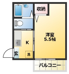 エスペランサ砧(キヌタ)の間取り
