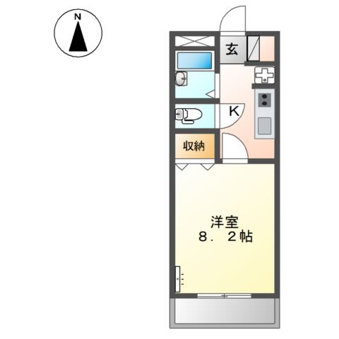 シャトーエトワールの間取り