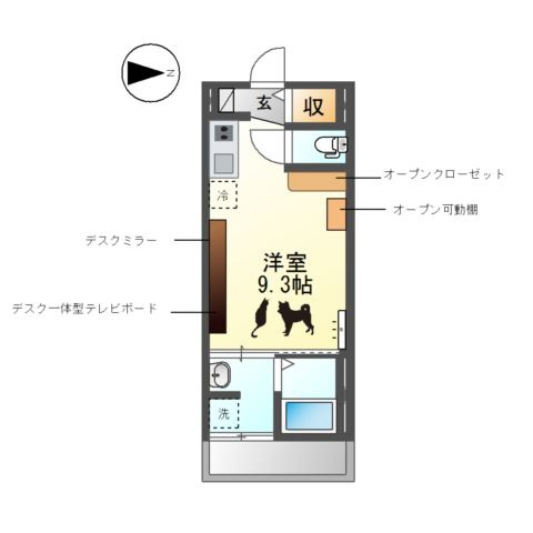 ソルチ歌里の間取り