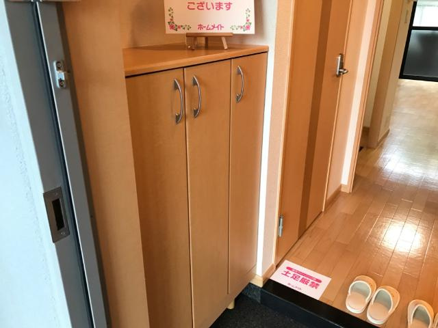 コーポ２５の玄関|下駄箱
