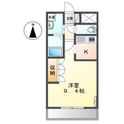 コーポ２５の間取り