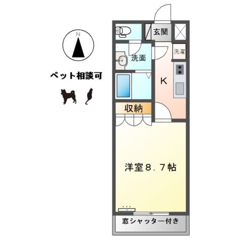 シャンピア山王浦の間取り