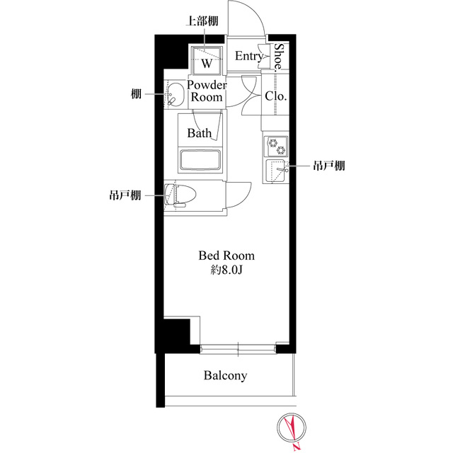 グリシーナ横浜桜木町の間取り