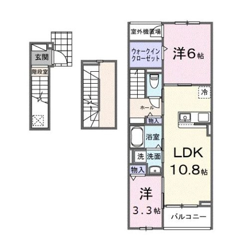 ヒカルサ清水本町の間取り