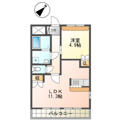 フィヤージュ・ベールの間取り