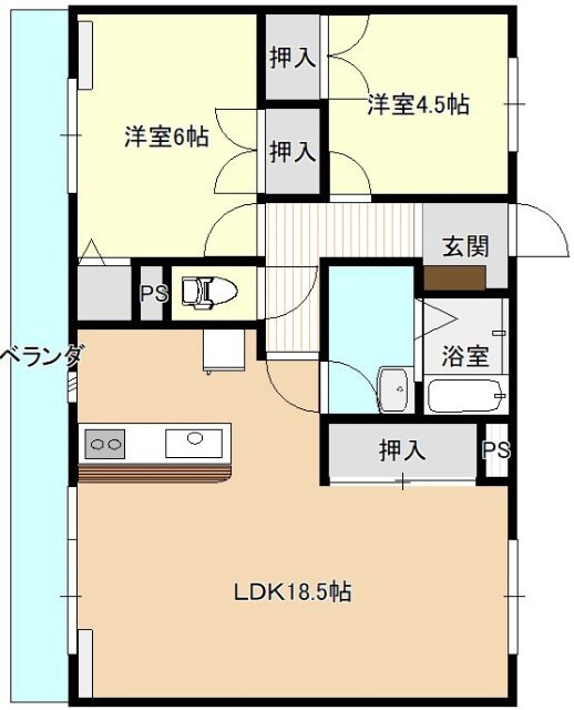 松の杜パークレジデンスの間取り