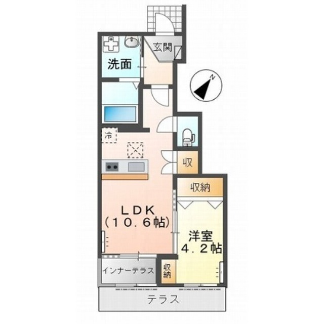 APGヴィラ徳倉Bの間取り