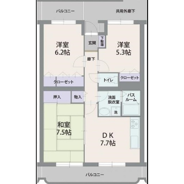 シレンシオ　パティオの間取り