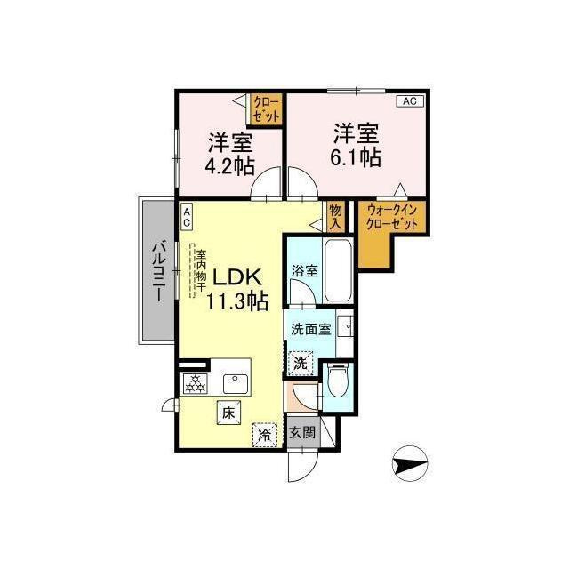 (仮称)長泉87051 分譲長屋住宅新築工事の間取り