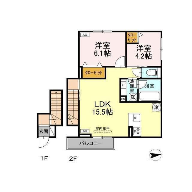 (仮称)長泉87051 分譲長屋住宅新築工事の間取り