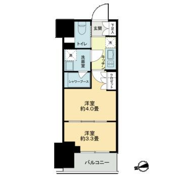 【間取り】 | ザ・ライオンズフォーシア鶴見