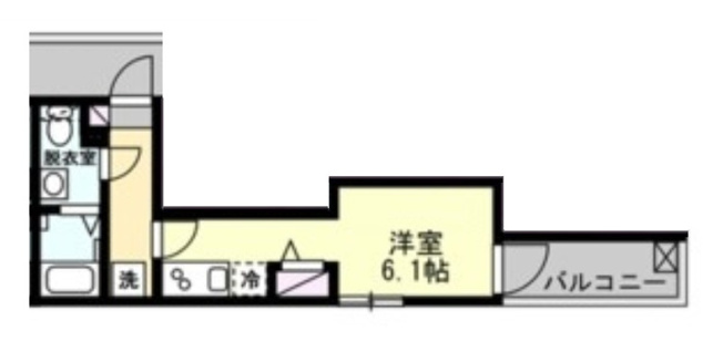 【間取り】 | ベイルーム西横濱Ⅰ
