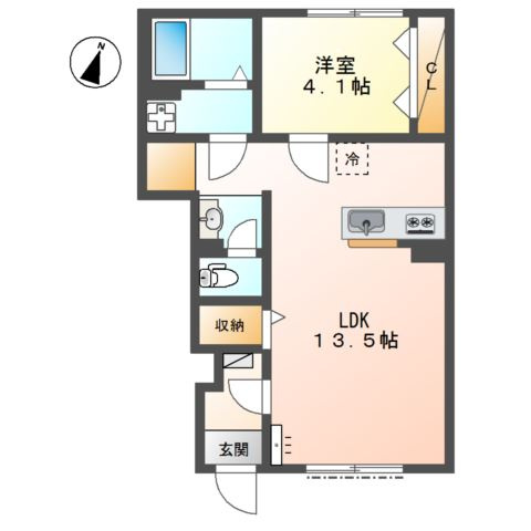 【間取り】 | ＬＥＯ　ＧＬＡＮＺ　Ⅱ