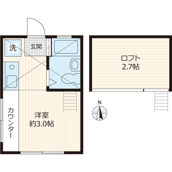 【間取り】 | イーリスコート西横浜Ｂ棟