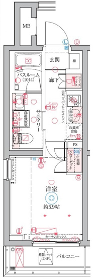 【間取り】 | クレヴィスタ横浜鶴見