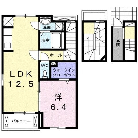 オリエント細木の間取り