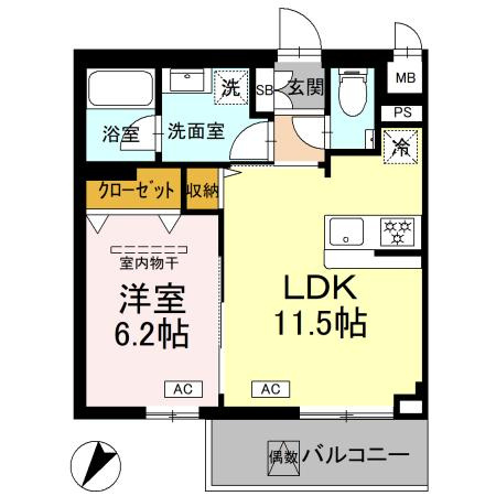 【間取り】 | ロイジェント中目黒