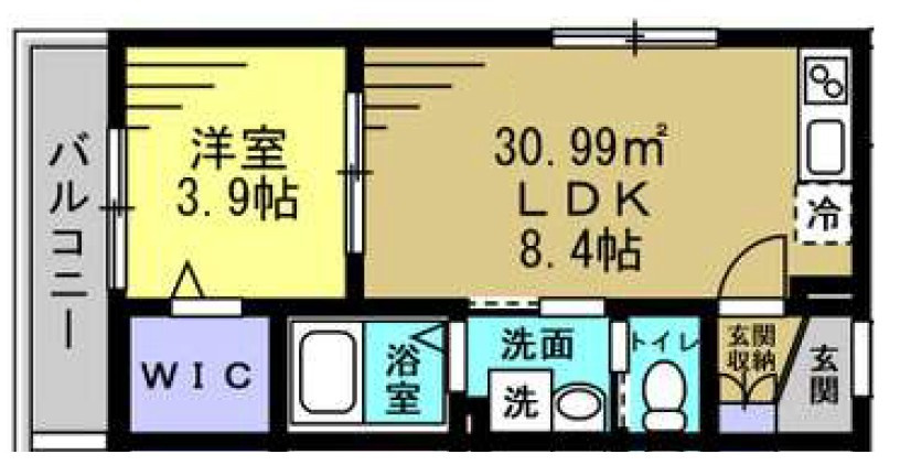 AJ新松戸039の間取り