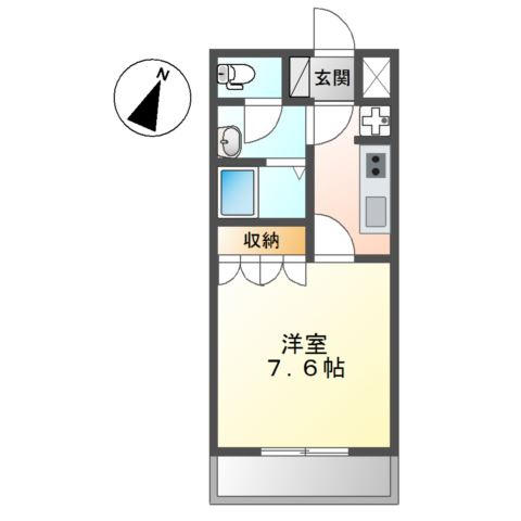 コートダジュールin桃ヶ丘Ｂ棟の間取り