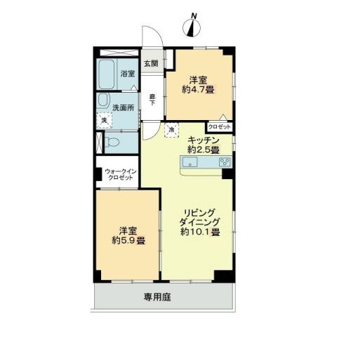 フィネス阿島の間取り