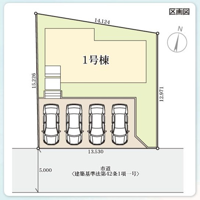 【区画図】 | ☆☆新築分譲　常磐上湯長谷町釜之前(第2)　限定１棟！！長期優良住宅！！ | 全体区画図です！
