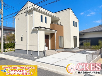 【外観】 | ☆☆新築分譲　いわき市好間町上好間第４　全２棟！！長期優良住宅！！ | ※完成イメージです！現地・モデルハウスご案内致します♪
長期優良住宅♪