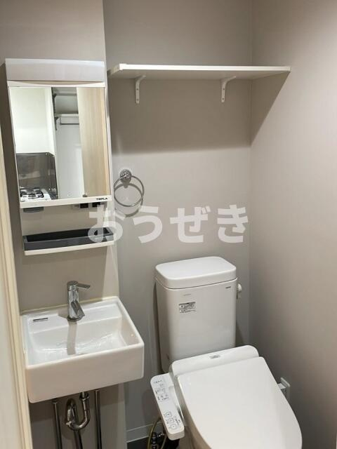 Ｔ．Ａ北区上中里３丁目Ａ棟の洗面所