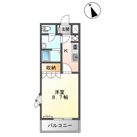 セレニティーＫの間取り