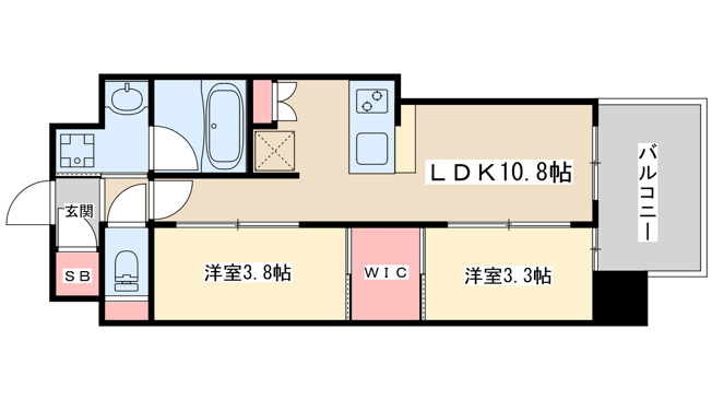【間取り】 | コンフォリア・リヴ東三国駅前ソルテラス