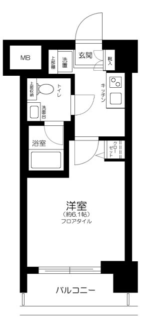 ハーモニーレジデンス新横浜の間取り