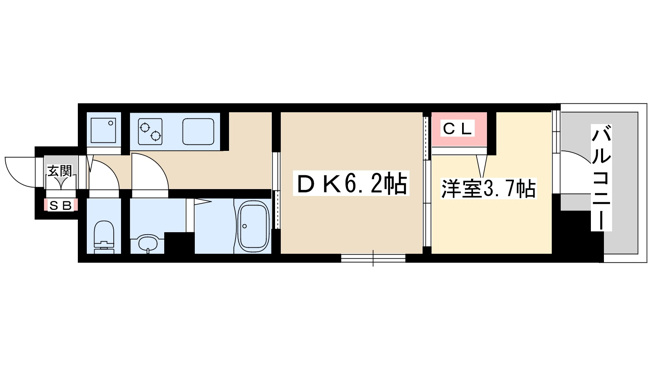 【間取り】 | ルーオーレプラス新大阪サウス