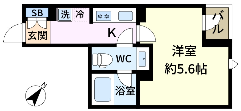ディアコート新小岩の間取り