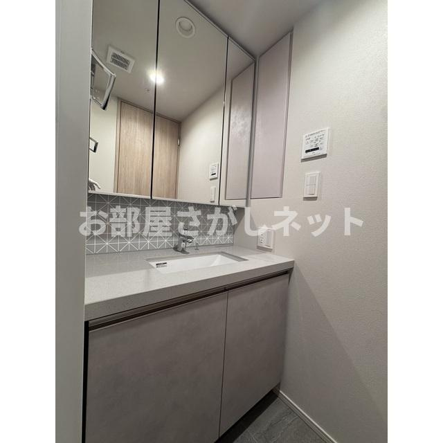 ザ・パークハビオSOHO市谷左内町【おとり物件なし】#学生・社会人にオススメ！の洗面所