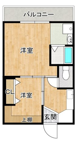 ヴィラナリー田辺の間取り