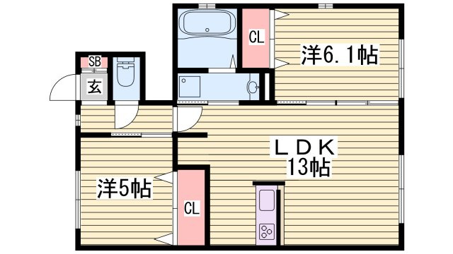 ルミナーレの間取り