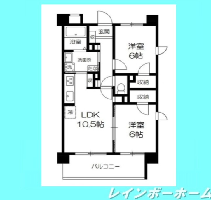 南柏ポラール・コートの間取り