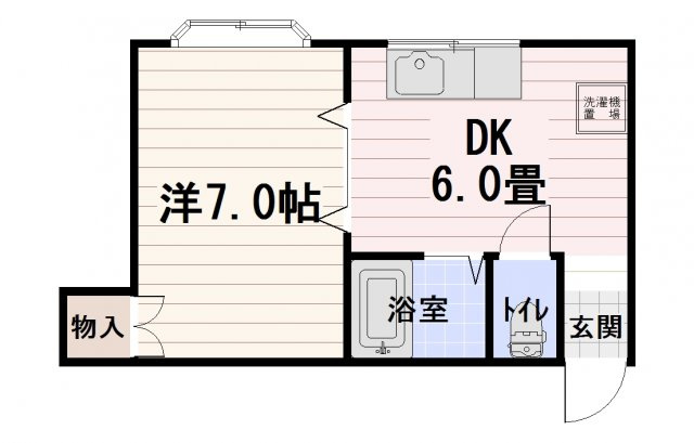 ヴィラージュ天神の間取り