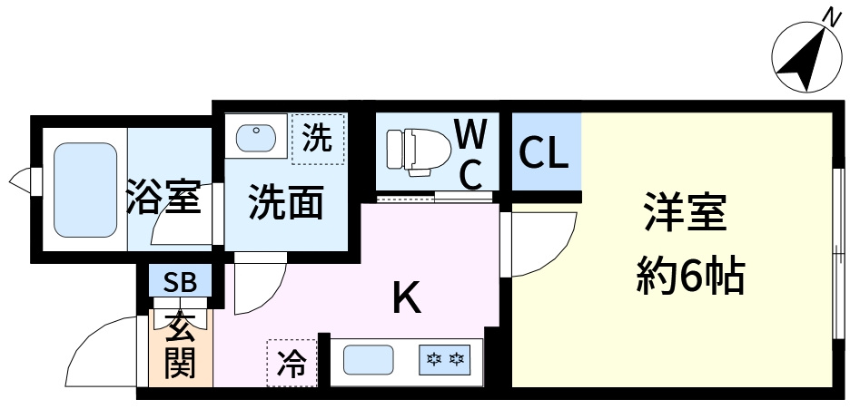 ディアコート新小岩の間取り