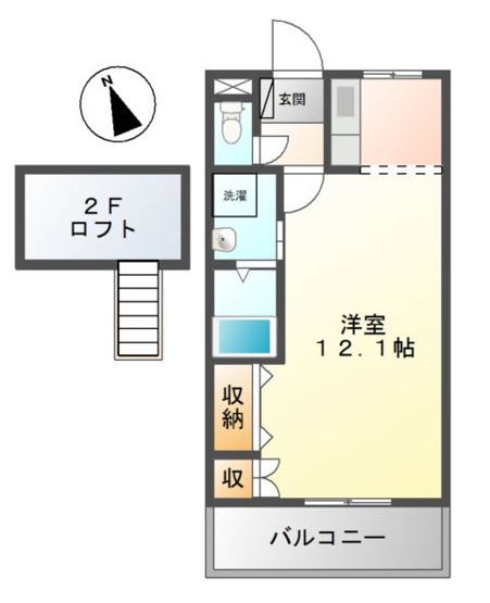 【間取り】 | コーポエクセルⅡ