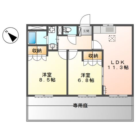 【間取り】 | シーヴィラージュ