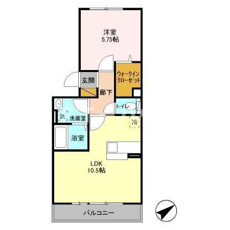 メルベーユⅡの間取り