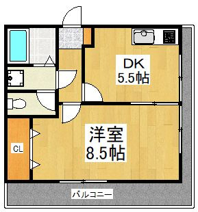 リエス東所沢の間取り