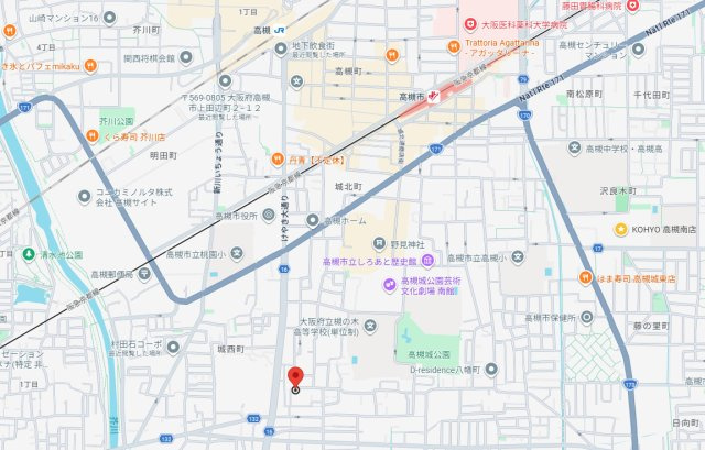 レジデンス誠和の地図